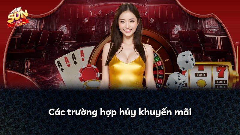 Các trường hợp hủy khuyến mãi