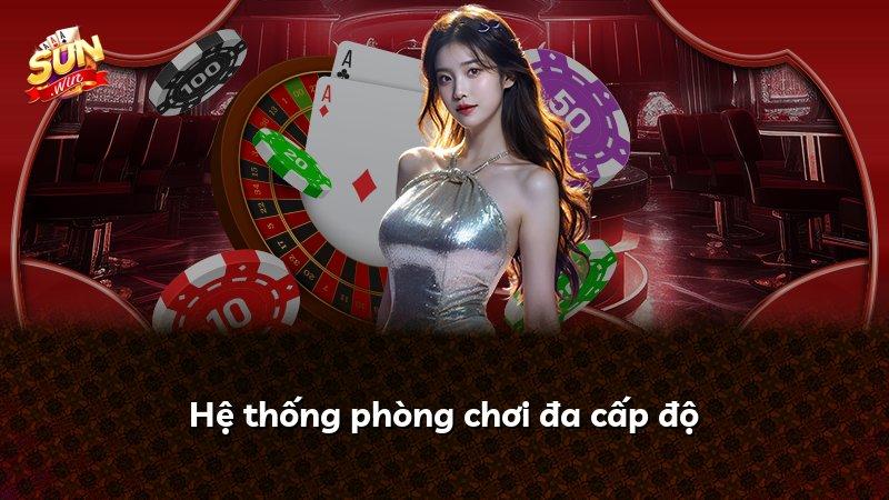 Hệ thống phòng chơi đa cấp độ