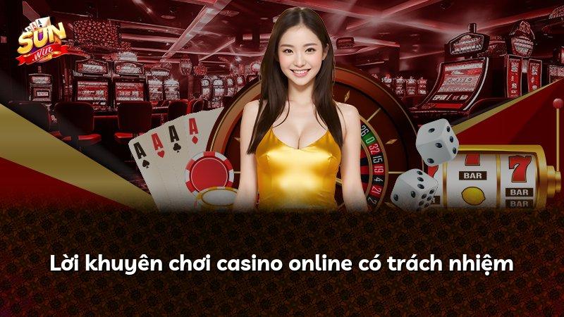 Lời khuyên chơi casino online có trách nhiệm