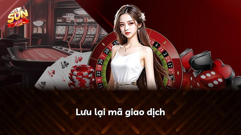Lưu lại mã giao dịch